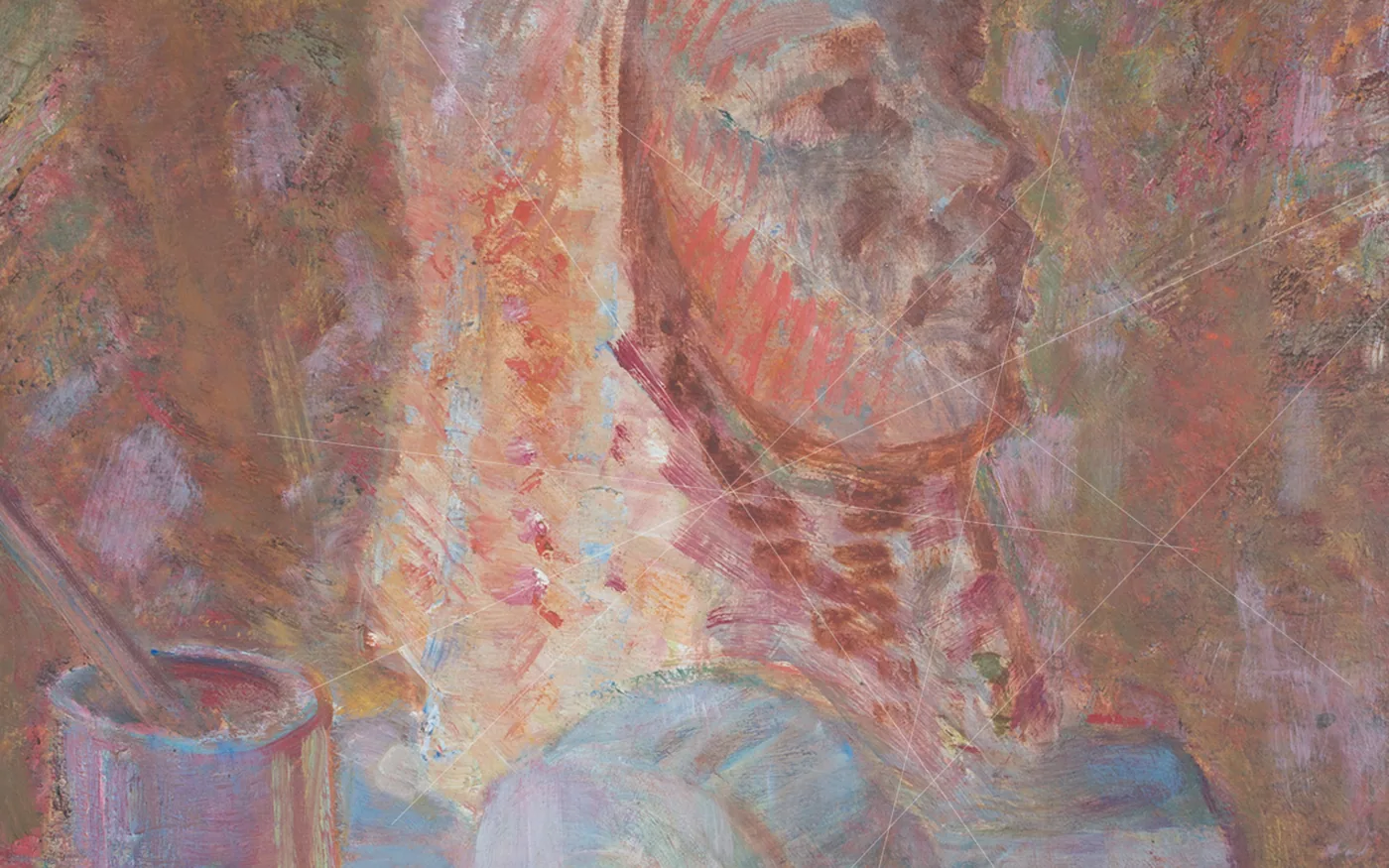 Detail of a painting